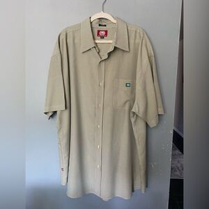 ECKO UNLTD. The Dwyer Green & Yellow Plaid Short Sleeve Collared Shirt Men XXXL